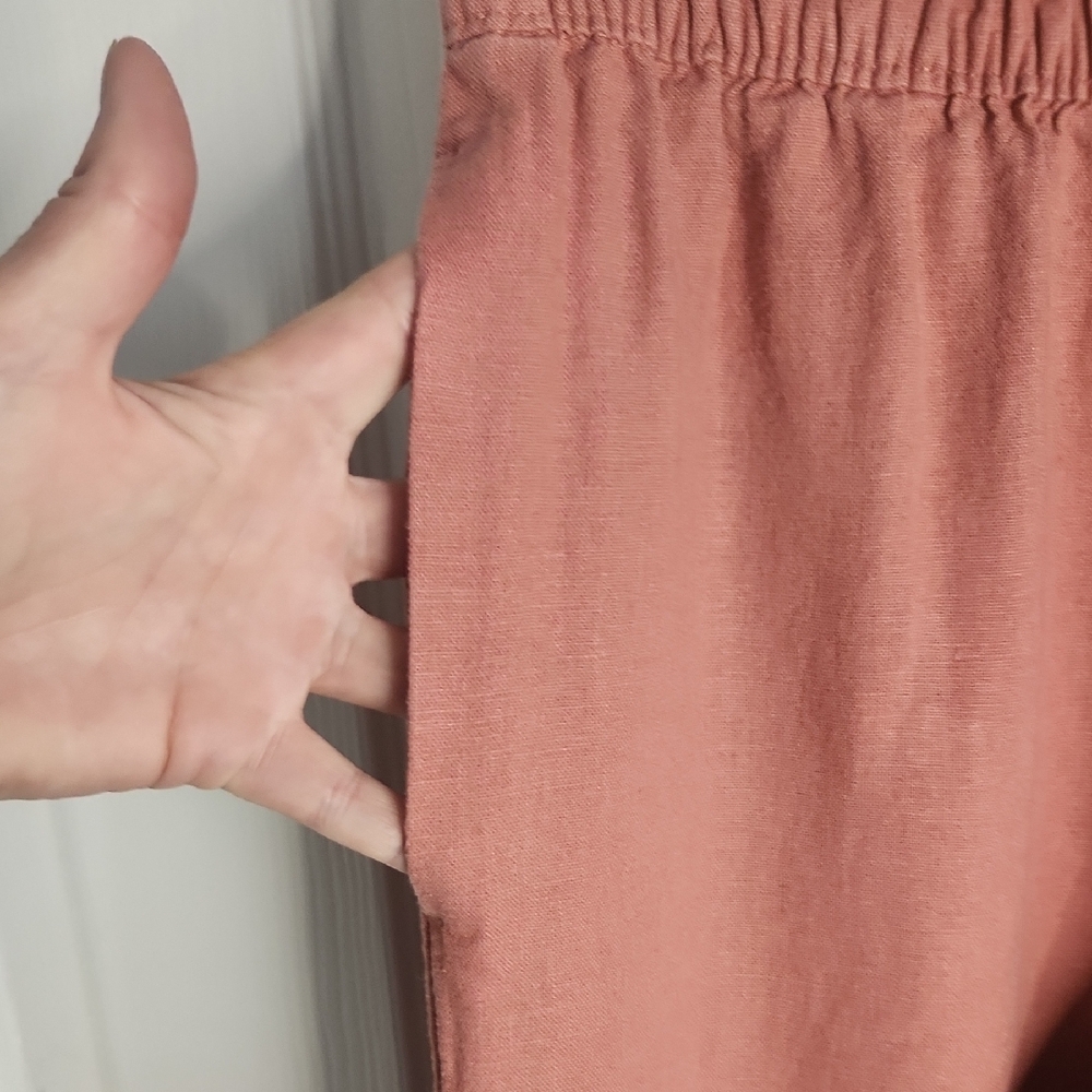 Abercrombie & Fitch Dusty Rose Elastic Waist Pants - Picture 4 of 6